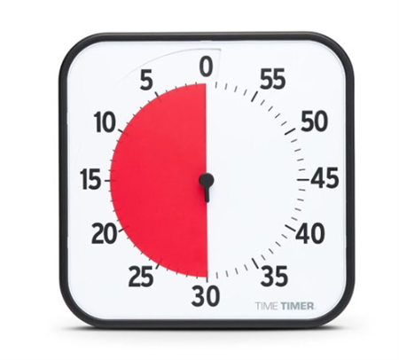 Klocka Time Timer® Large 30×30 cm Magnetisk